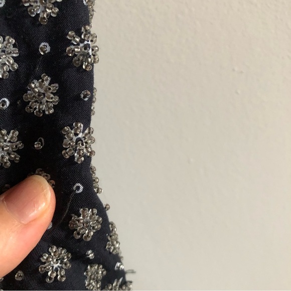 THE HALSEY COLLECTION Large Beaded Vest (vintage) - Picture 7 of 9